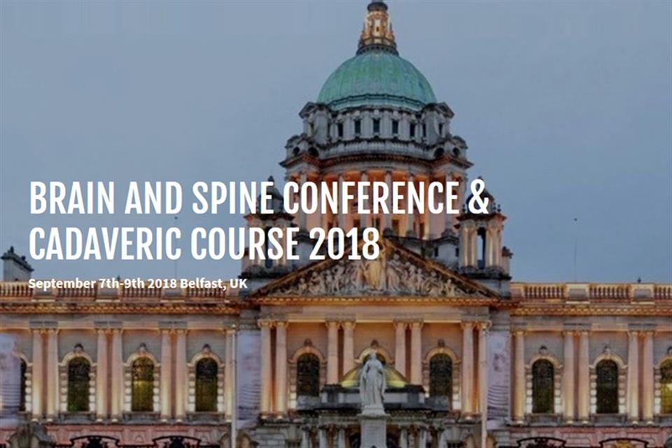 Brain and Spine Belfast 2018 September 7th-9th 2018 Belfast, UK